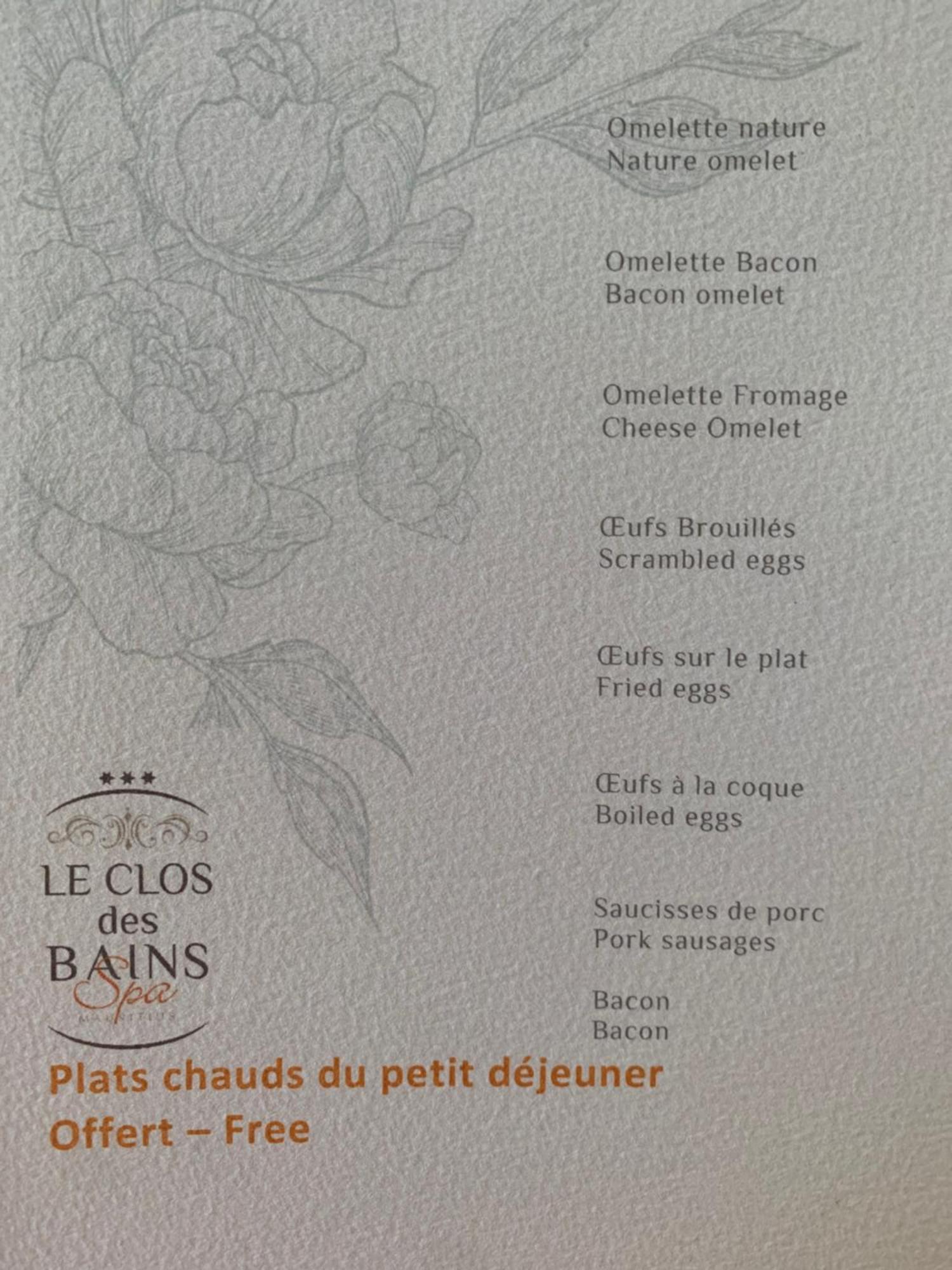 Le Clos Des Bains Mauritius Blue Bay Eksteriør bilde